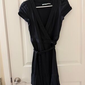 Urban Outfitters Elegant Black Wrap Dress